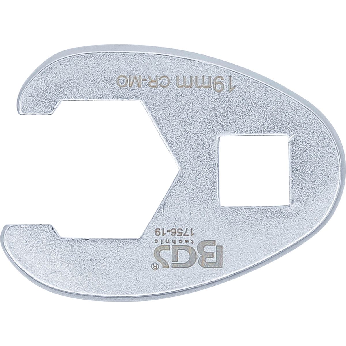 Llave boca hexagonal abierta (crowfoot) | entrada 10 mm (3/8") | 19 mm