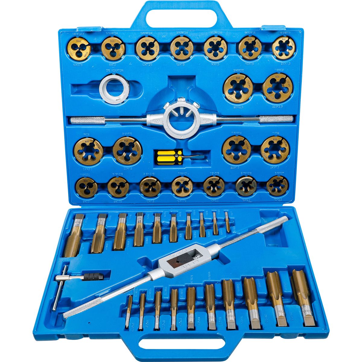 Tap and Die Set | Tin-Coated | M6 - M24 | 45-tlg.