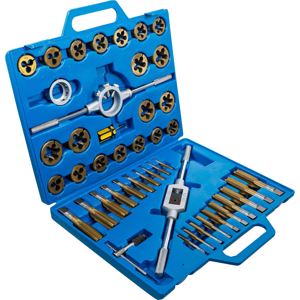 Tap and Die Set | Tin-Coated | M6 - M24 | 45-tlg.