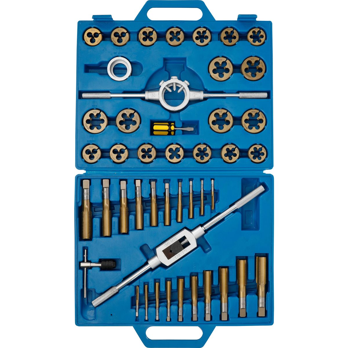 Tap and Die Set | Tin-Coated | M6 - M24 | 45-tlg.