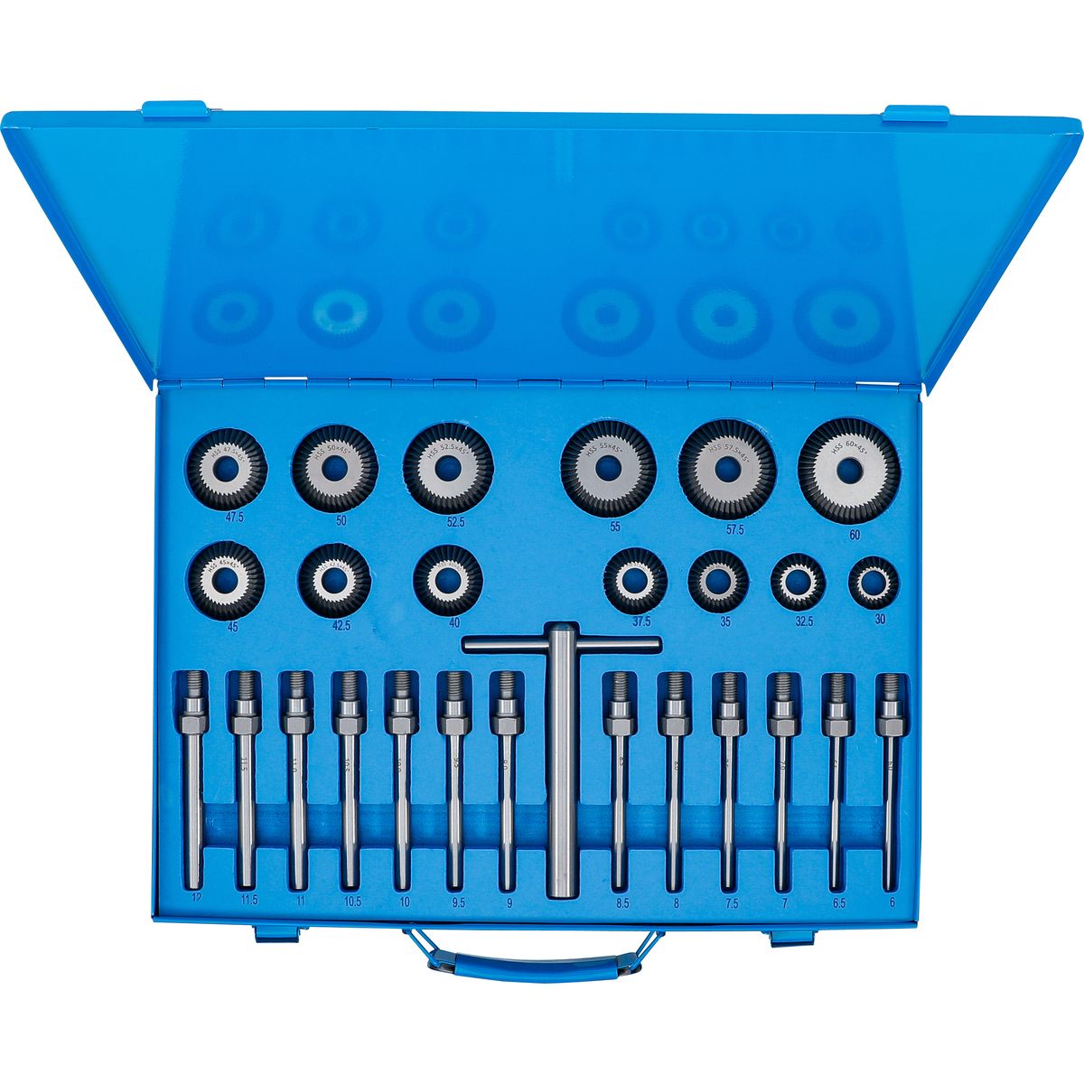 Valve Seat Cutter Set | 30 - 60 mm | 27 pcs.