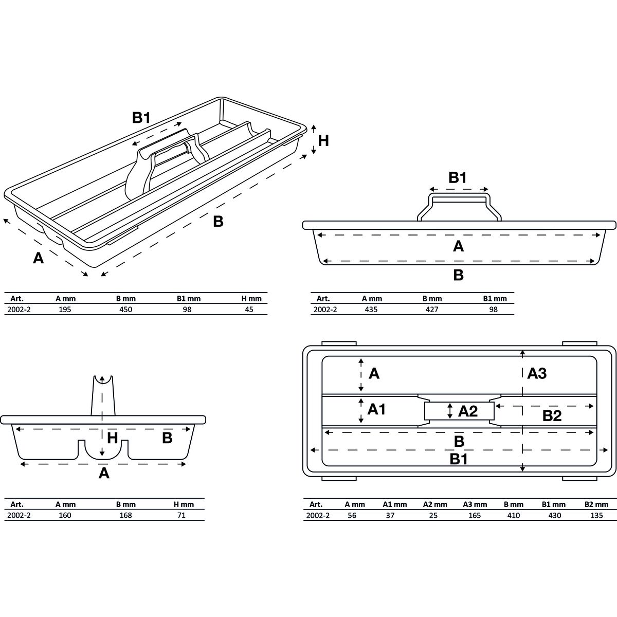 Hard-Top tool case attachment | for BGS 2002