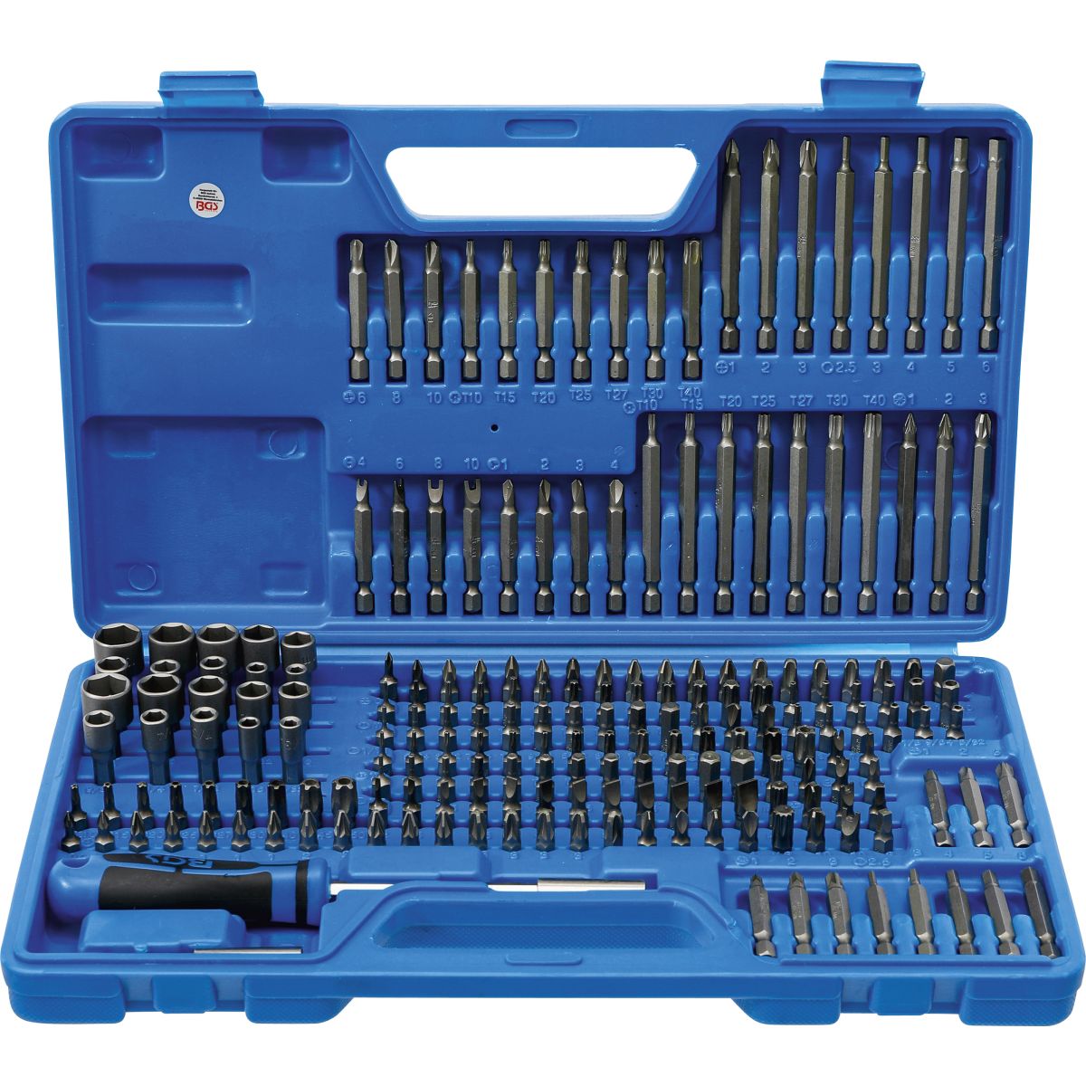 Universal-/Security Bit Set | 6.3 mm (1/4") Drive | 208 pcs.