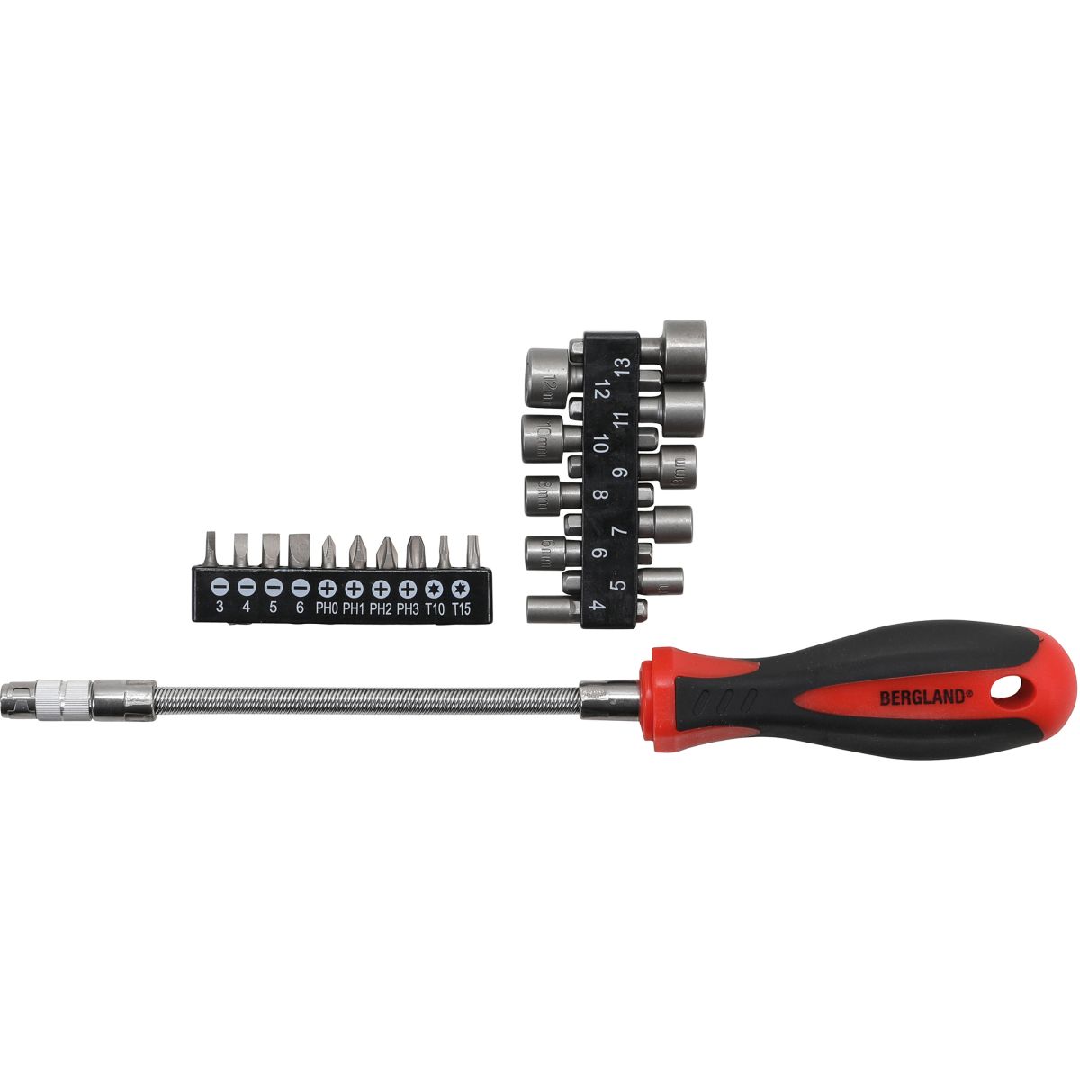 Screwdriver Bit Set | with flexible shaft | 31 pcs.