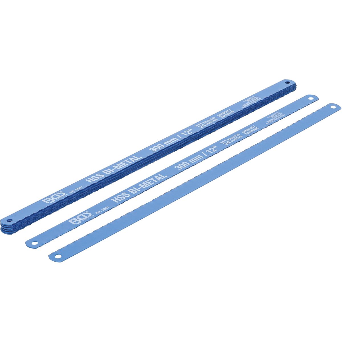 Hojas de sierra para metal | HSS flexible | 13 x 300 mm | 10 piezas