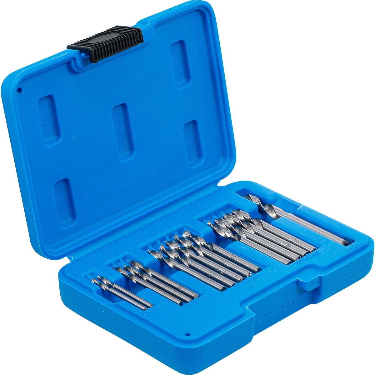 Blind Rivet Drill Set | HSS | 2.4 - 6.4 mm | 15 pcs.