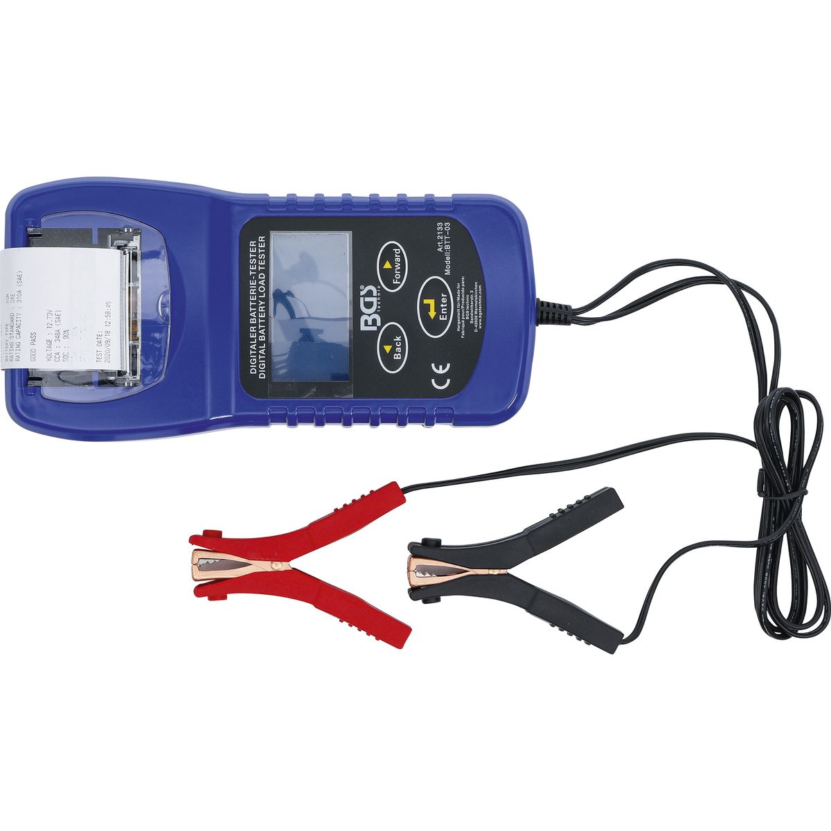 Digital Battery Tester and Charger System Tester | with Printer