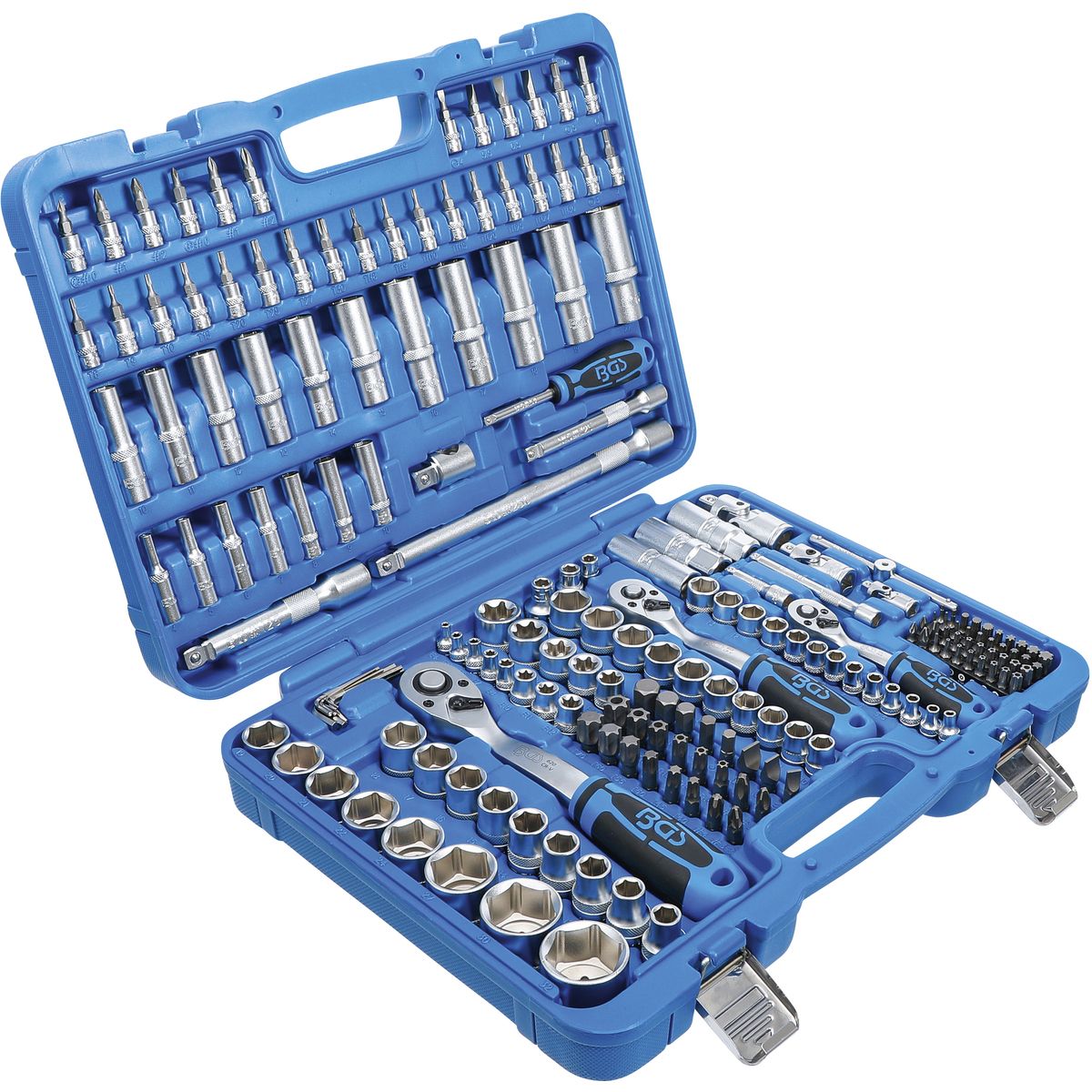 Socket Set Hexagon | 6.3 mm (1/4") / 10 mm (3/8") / 12.5 mm (1/2") Drive | 192 pcs.