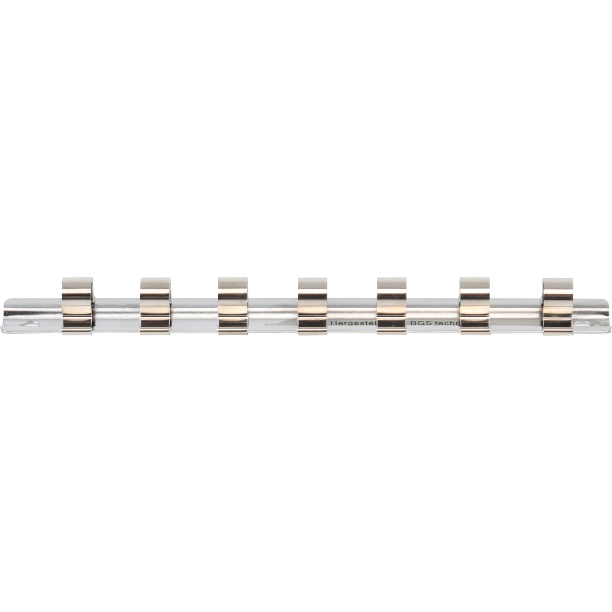 Rail para llaves de vaso con 7 clavijas | 10 mm (3/8")