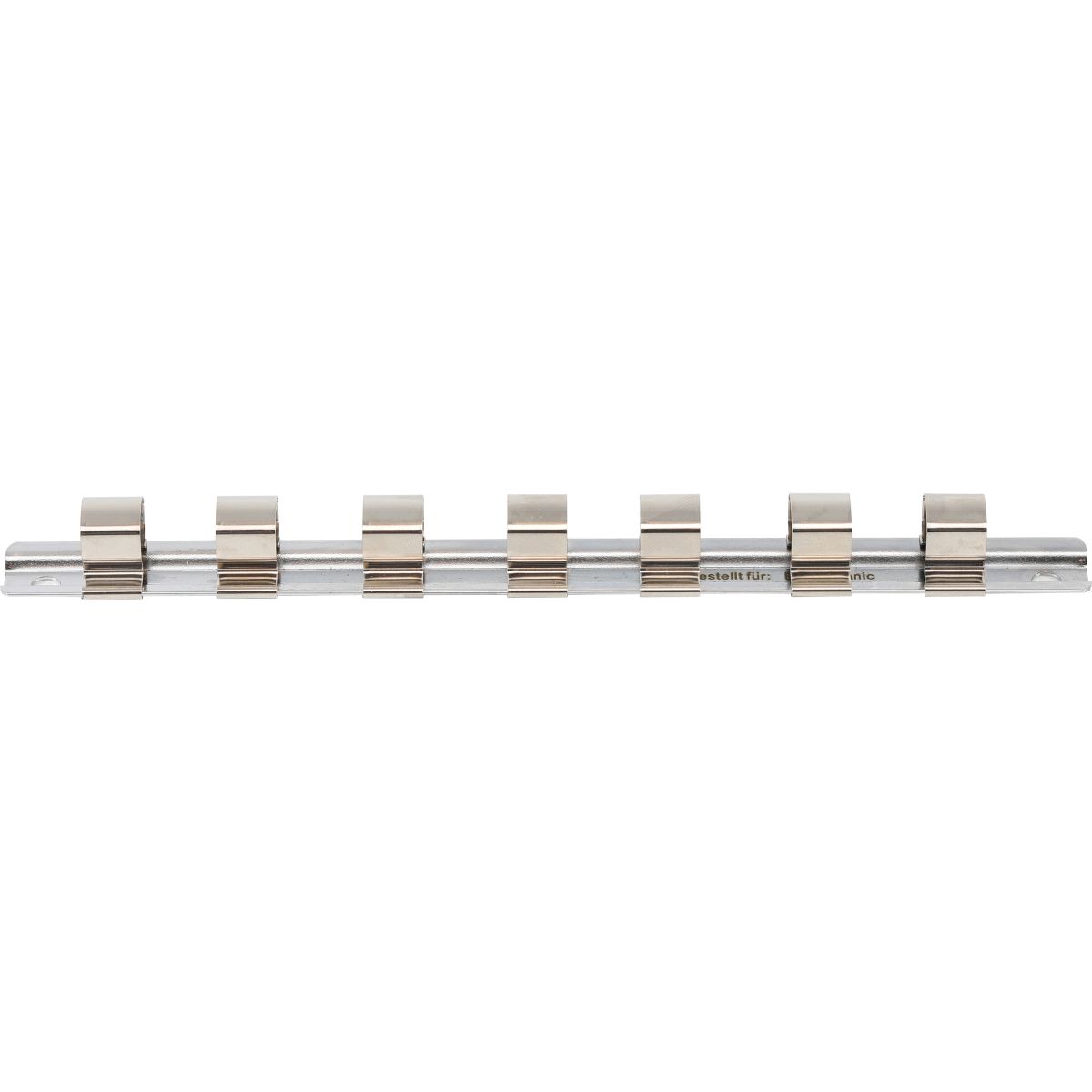 Socket Rail with 7 Clips | 12.5 mm (1/2")