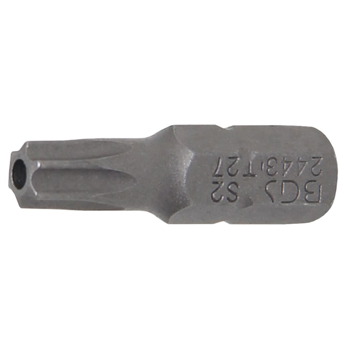 Punta | longitud 25 mm | entrada 6,3 mm (1/4") | perfil en T (para Torx) con perforación T27