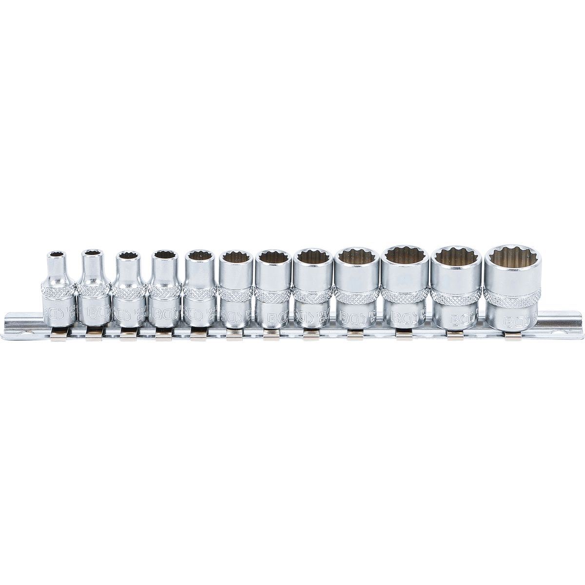 Socket Set, 12-point | 6.3 mm (1/4") Drive | Inch Sizes | 12 pcs.