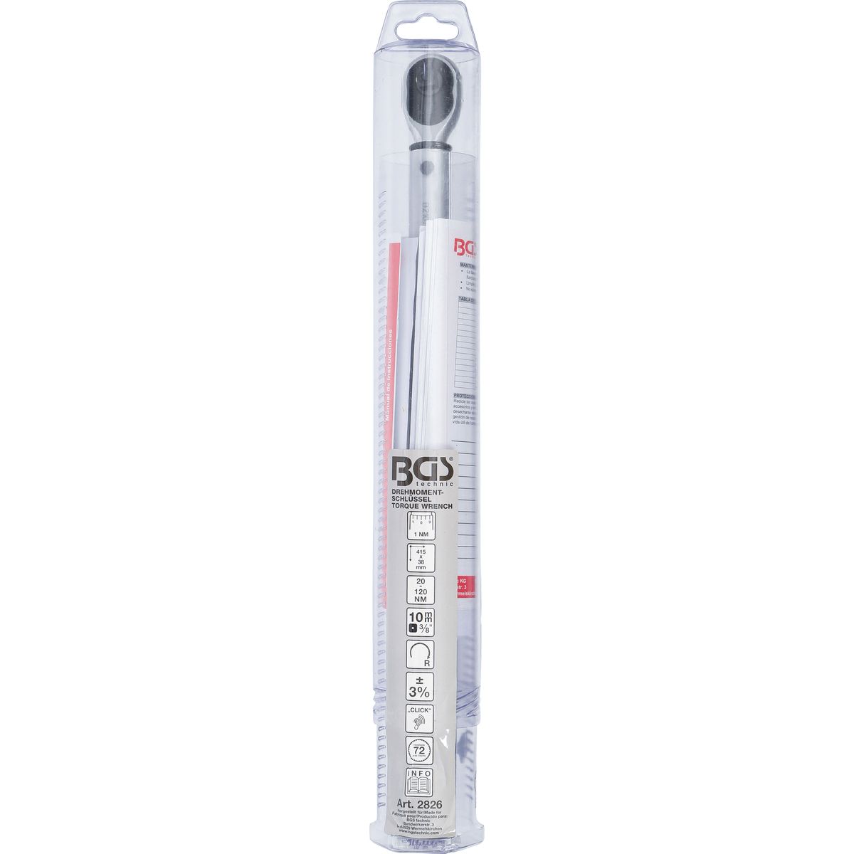 Torque Wrench | 10 mm (3/8") | 20 - 120 Nm