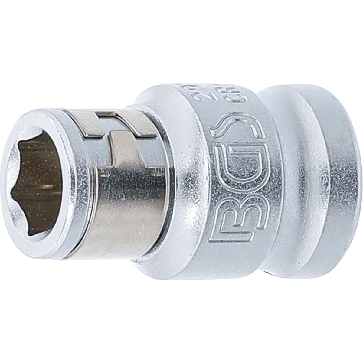 Bit Adaptor with retaining Ball | 10 mm (3/8") Drive | internal Hexagon 8 mm (5/16")