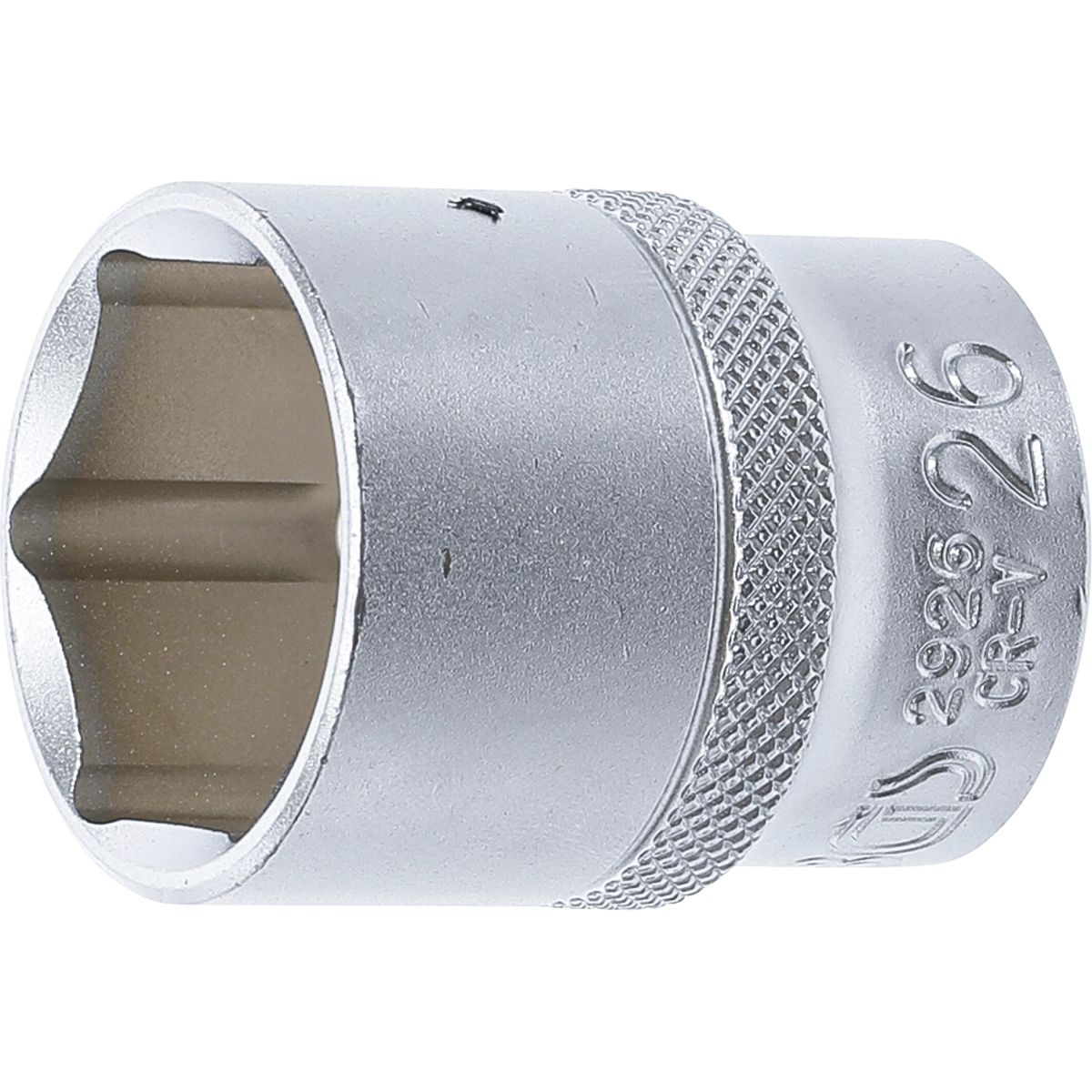 Socket, Hexagon | 12.5 mm (1/2") Drive | 26 mm