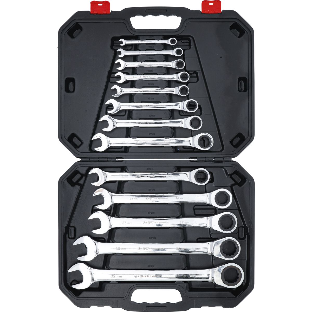 Ratchet Combination Wrench Set | 8 - 32 mm | 13 pcs.