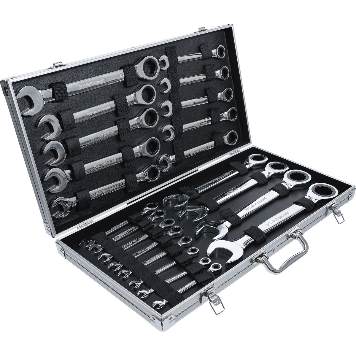 Ratchet Combination Wrench Set | 6 - 32 mm | 22 pcs.