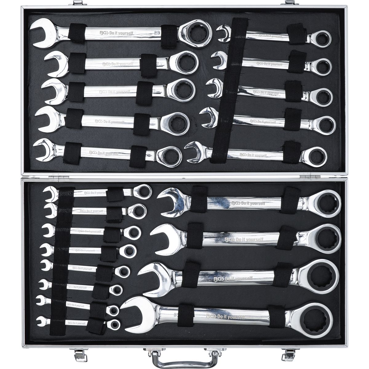 Ratchet Combination Wrench Set | 6 - 32 mm | 22 pcs.