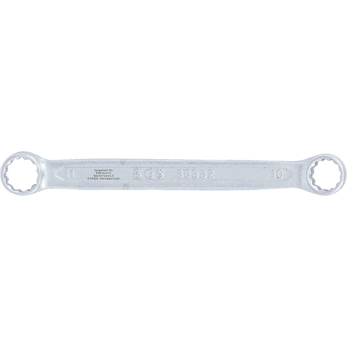 Double Ring Spanner | extra flat | 10 x 11 mm