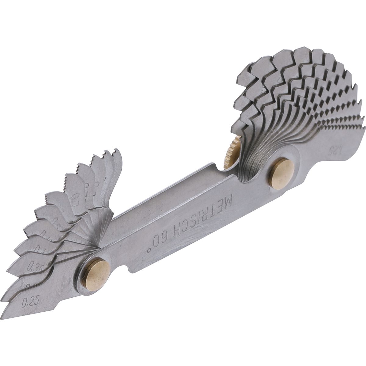 Screwpitch Gauge | 24 Blades | Metric 0.25 - 6.00 mm