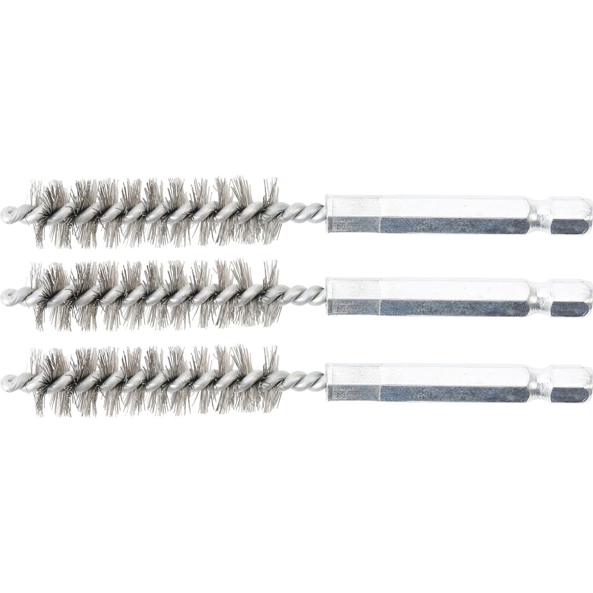 Steel Brush | 12 mm | 6.3 mm (1/4") Drive | 3 pcs.