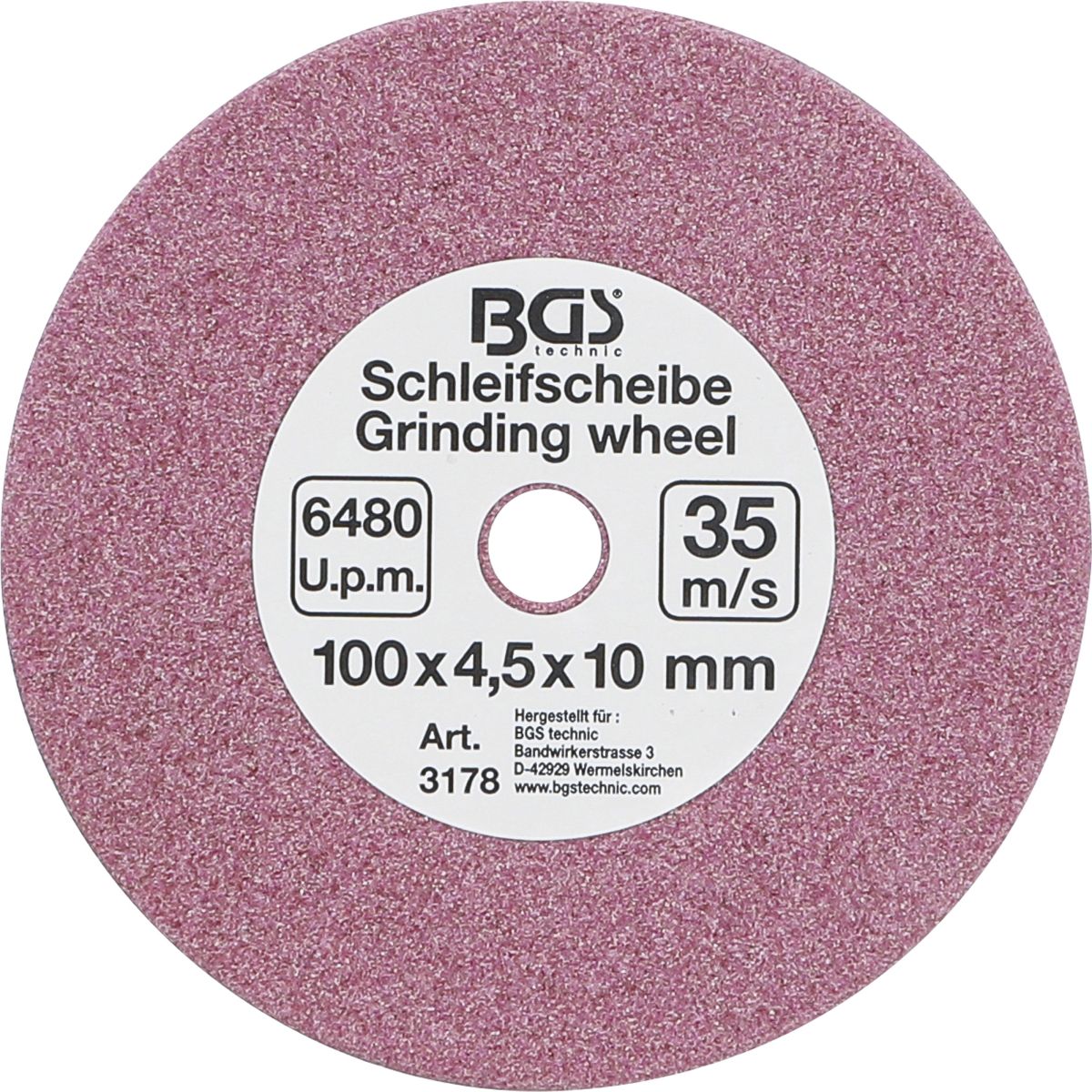 Grinding Disc | for BGS 3180 | Ø 100 x 4.5 x 10 mm