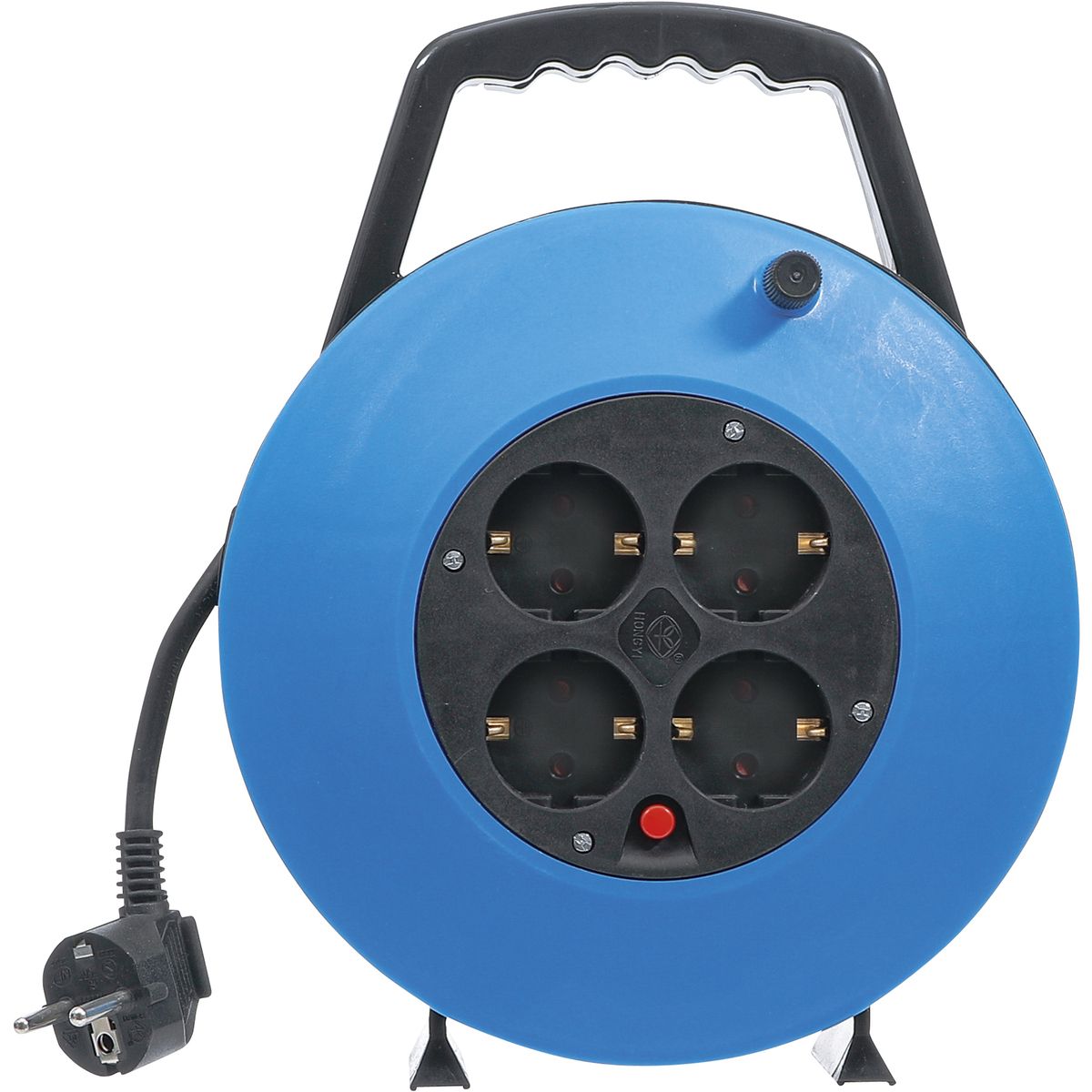 Cable Reel | Closed Type | 10 m | 3 x 1.5 mm² | 4 Socket Outlets | IP 20 | 3000 W