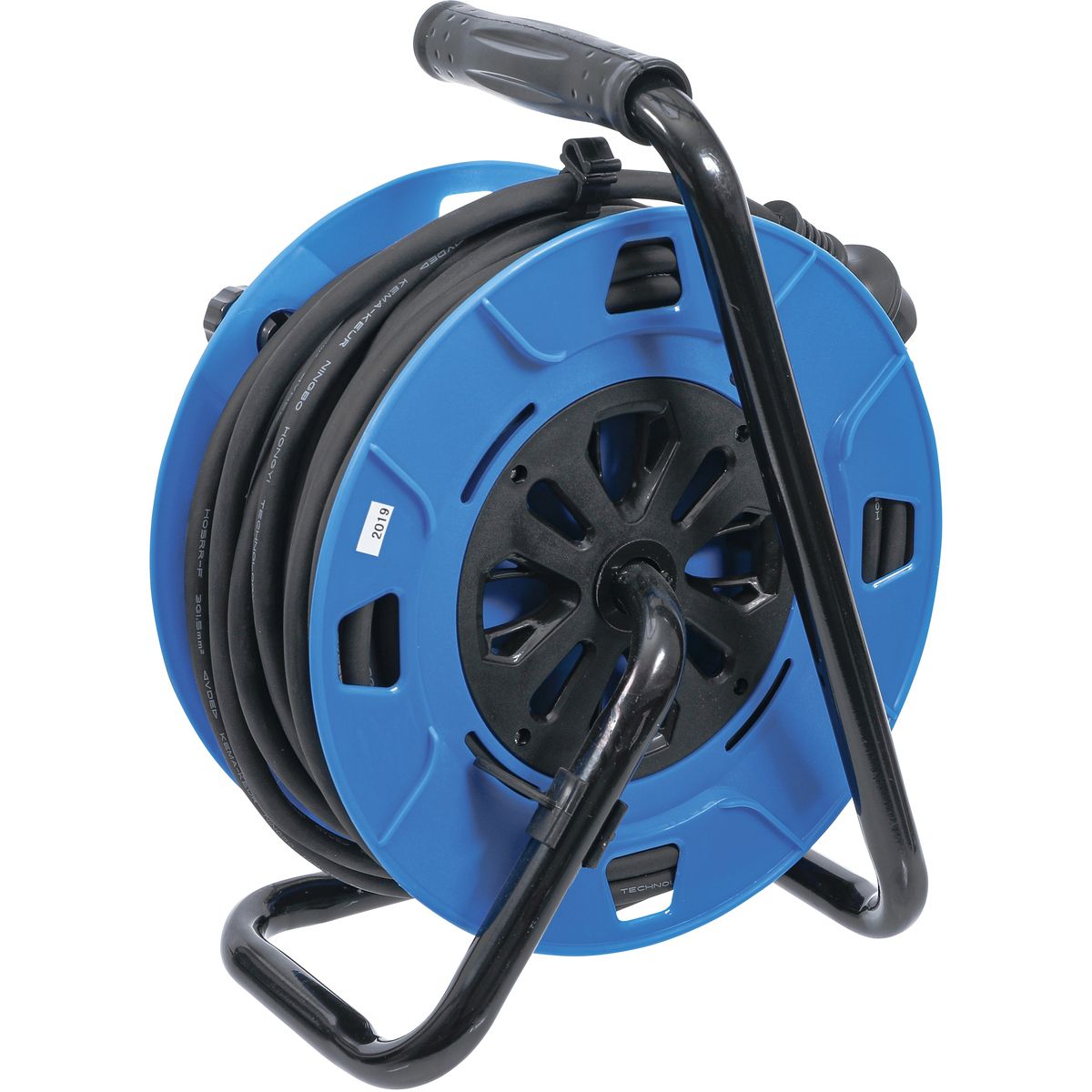 Cable Reel | 25 m | 3 x 1.5 mm² | 4 Socket Outlets with Sealing Cap | IP 44 | 3500 W