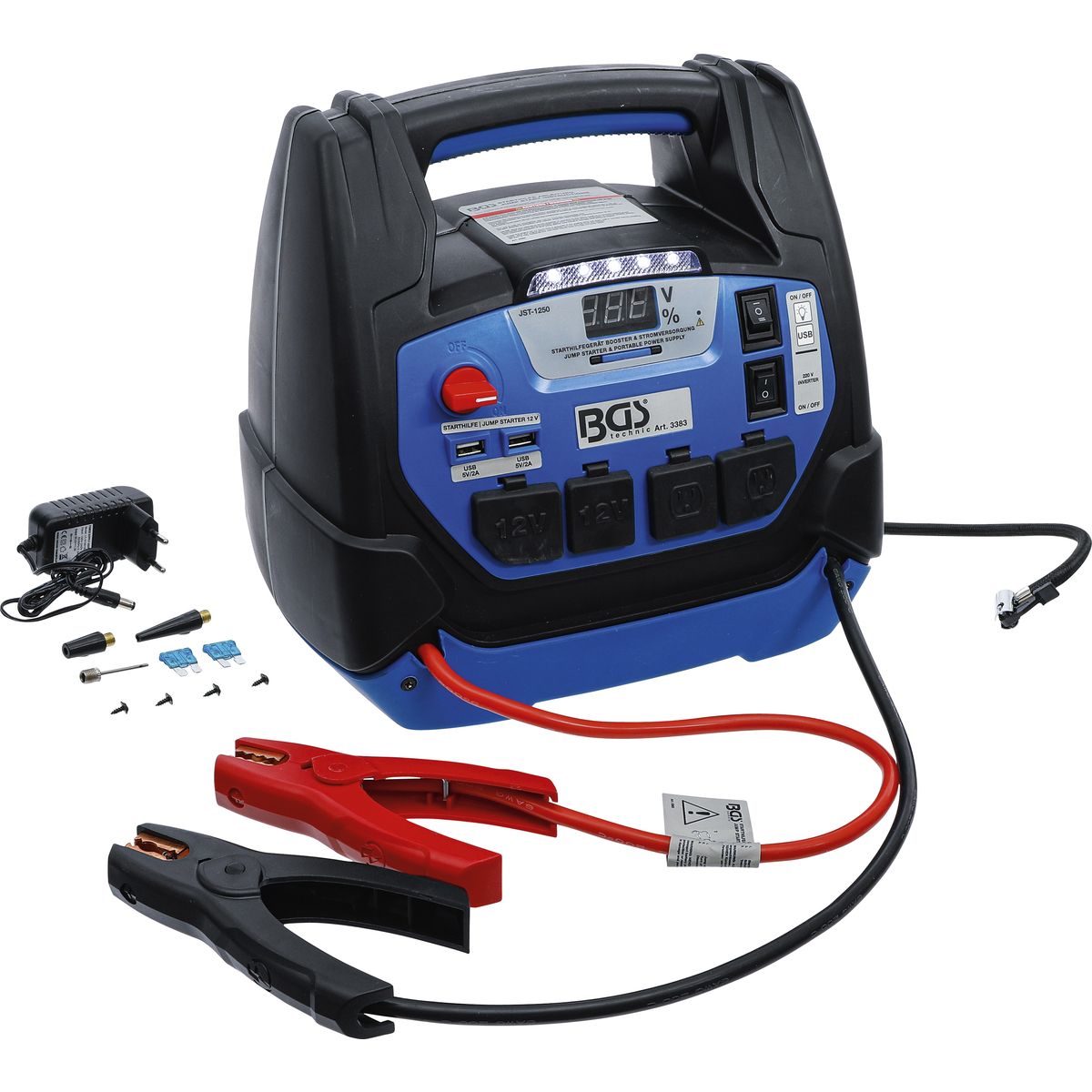 Multi-Function Jump Starter & Mobile Power Supply | 5-in-1 | 18 Ah