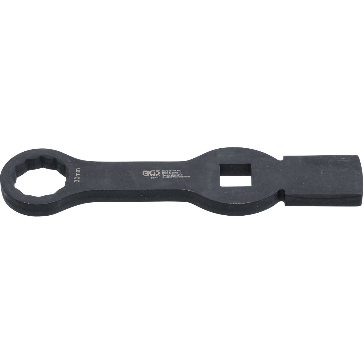 Slogging Ring Spanner | 12-point | with 2 Striking Faces | 30 mm