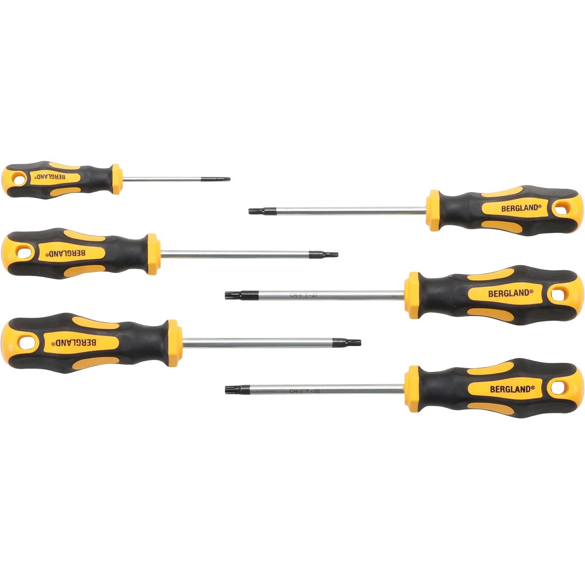 Screwdriver Set | T-Star (for Torx) T10 - T30 | 6 pcs.