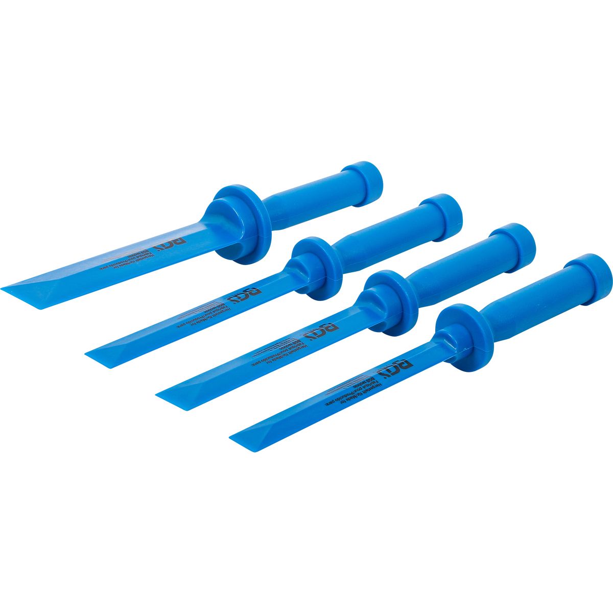 Plastic Scraper Set | 19 - 22 - 25 - 38 mm wide | 4 pcs.