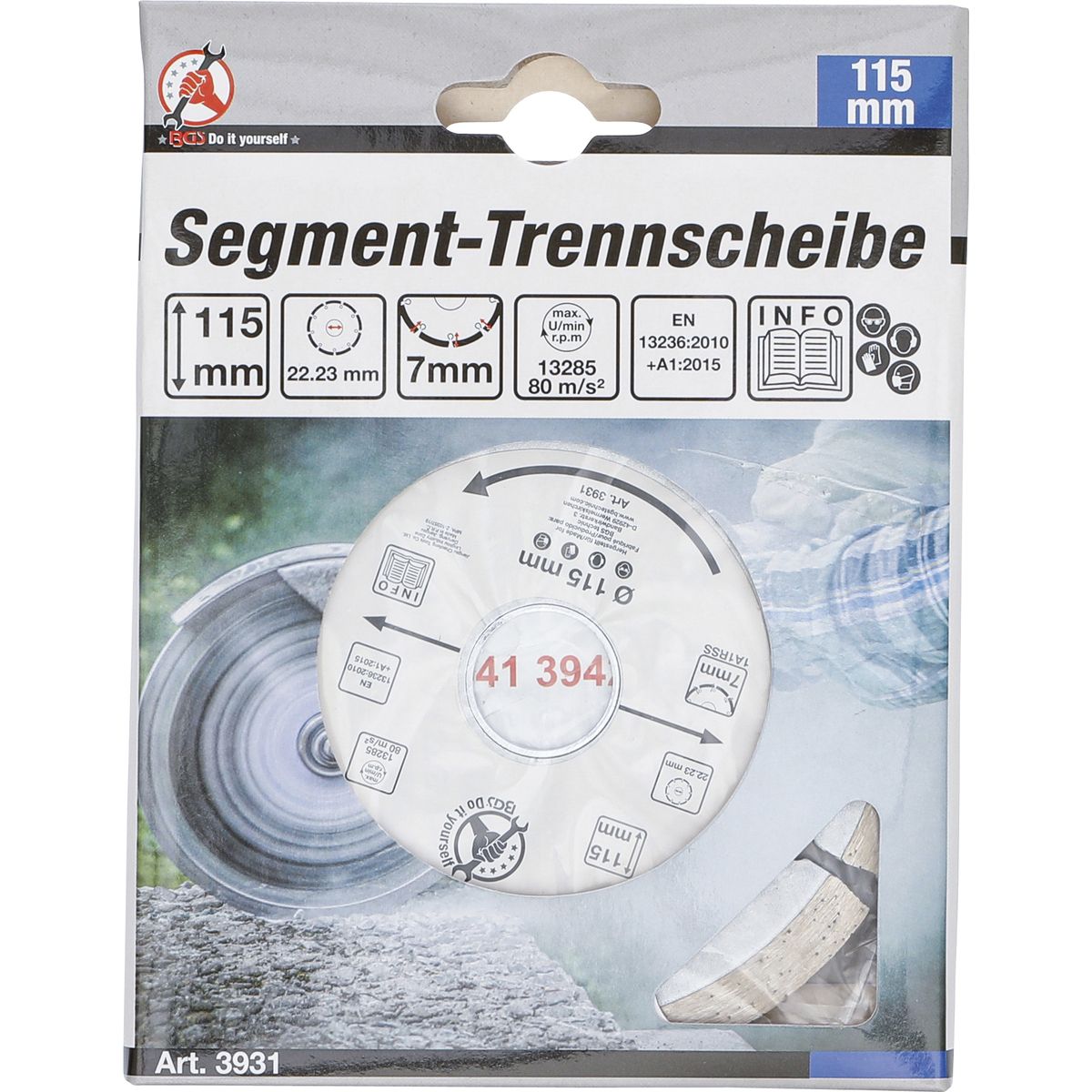 Segment Cutting Disc | Ø 115 mm