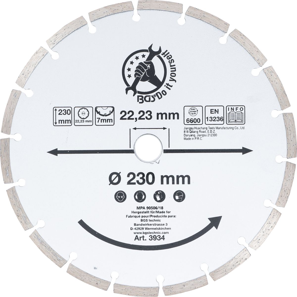 Segment Cutting Disc | Ø 230 mm