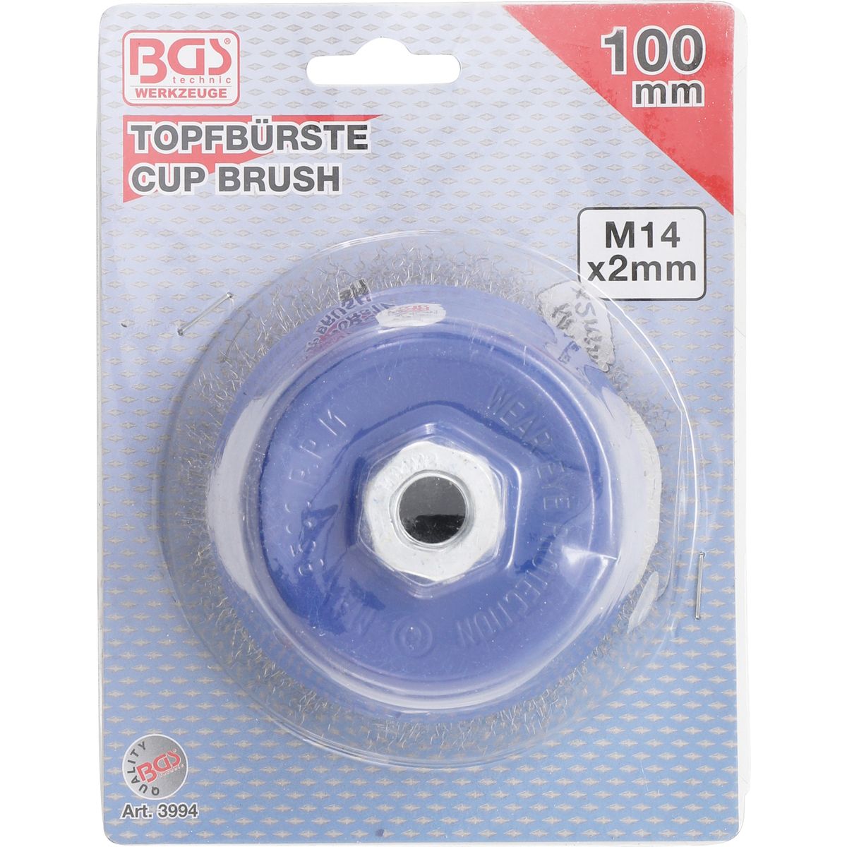 Wire Cup Brush | M14 x 2.0 mm Drive | Ø 100 x 67 mm