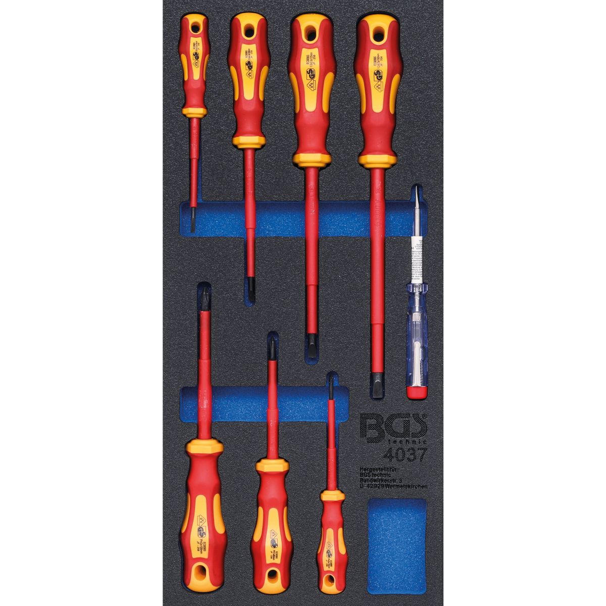 Tool Tray 1/3: VDE Screwdriver Set | 8 pcs.