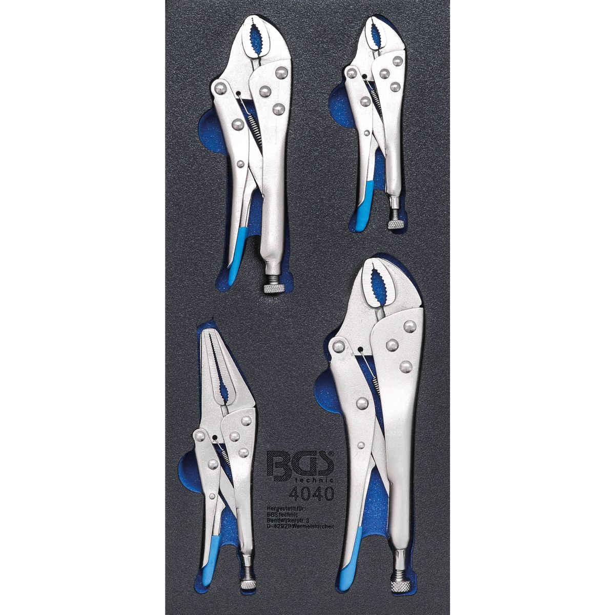 Tool Tray 1/3: Locking Pliers | 4 pcs.