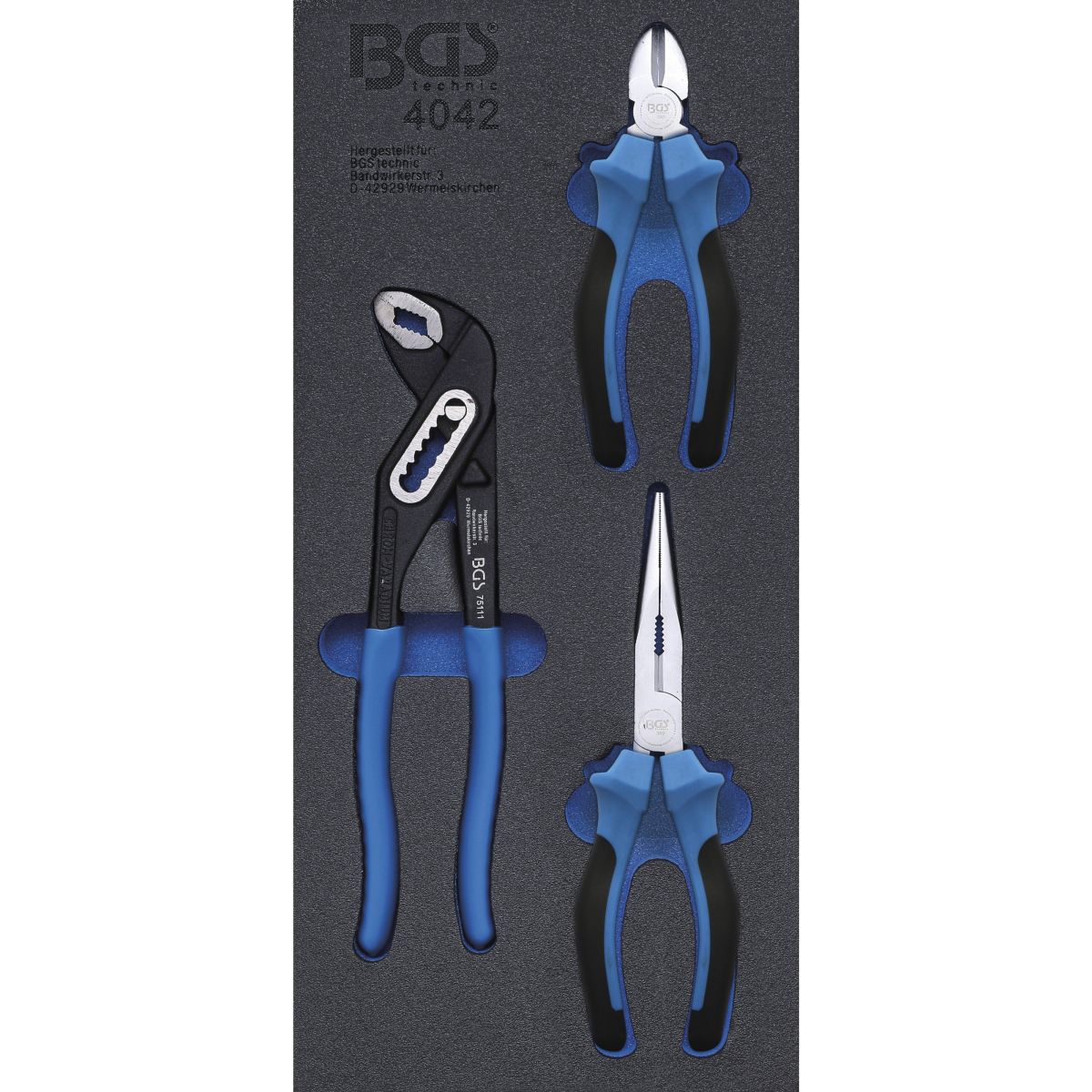 Tool Tray 1/3: Pliers Set | 3 pcs.