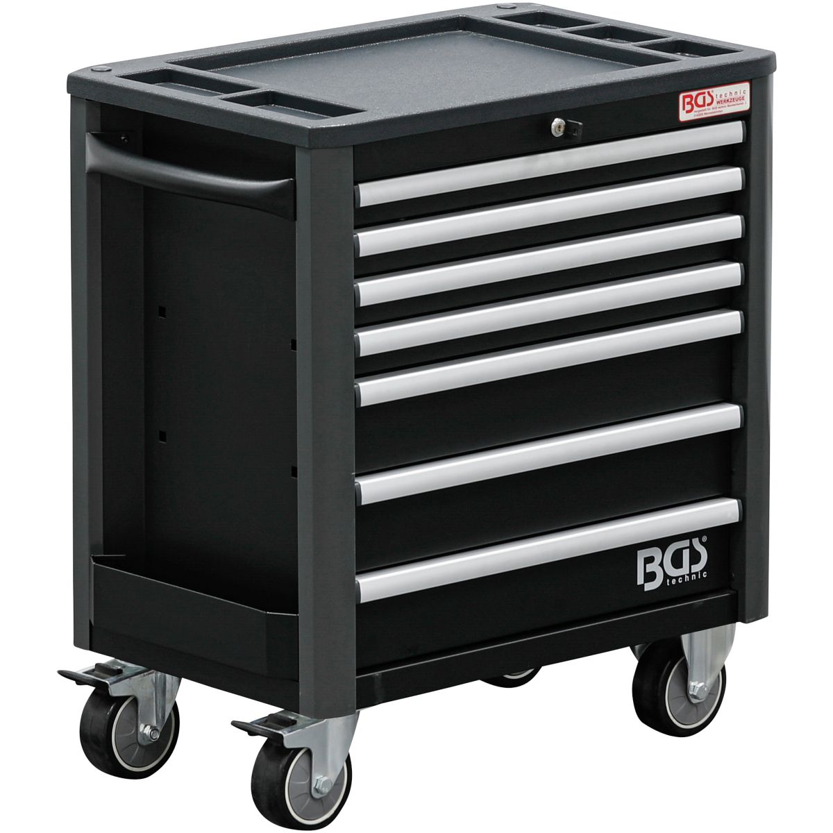 Workshop Trolley | 7 Drawers | extra low total Height | empty