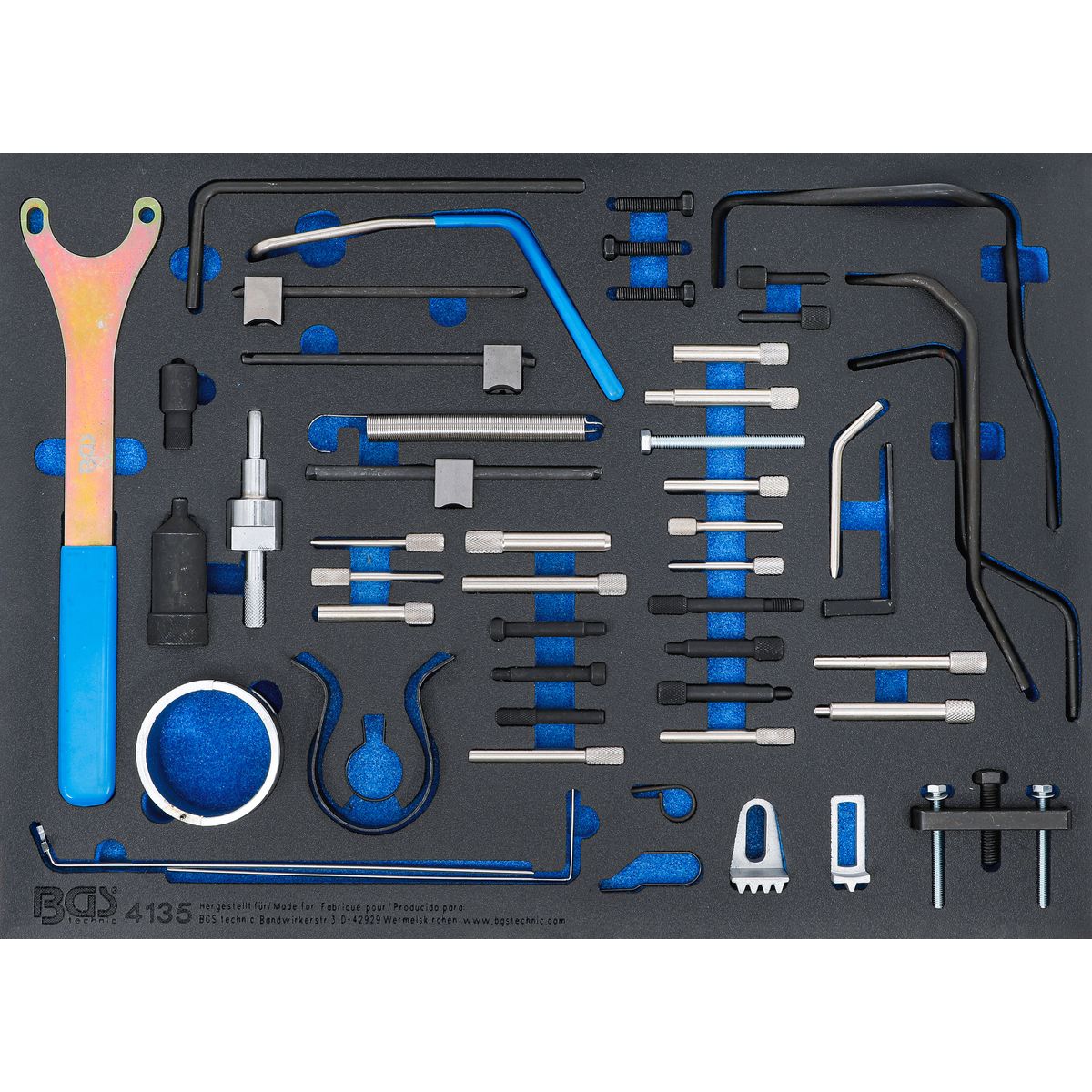 Tool Tray 3/3: Engine Timing Tool Set | for Fiat, Ford, Citroën, Peugeot