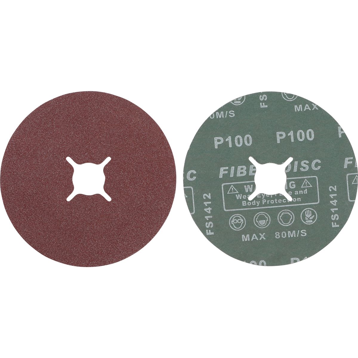 Sanding Pads Set | Grain Size 100 | Aluminium Oxide | 10 pcs.