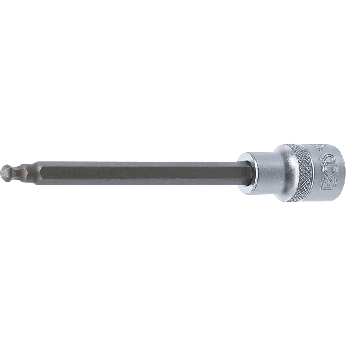 Bit Socket | length 140 mm | 12.5 mm (1/2") Drive | internal Hexagon with Ball Head 6 mm