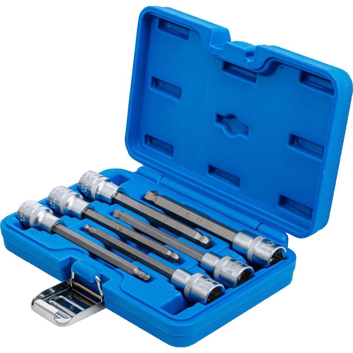 Bit Socket Set | 12.5 mm (1/2") Drive | internal Hexagon with Ball Head 5 - 12 mm | 6 pcs.