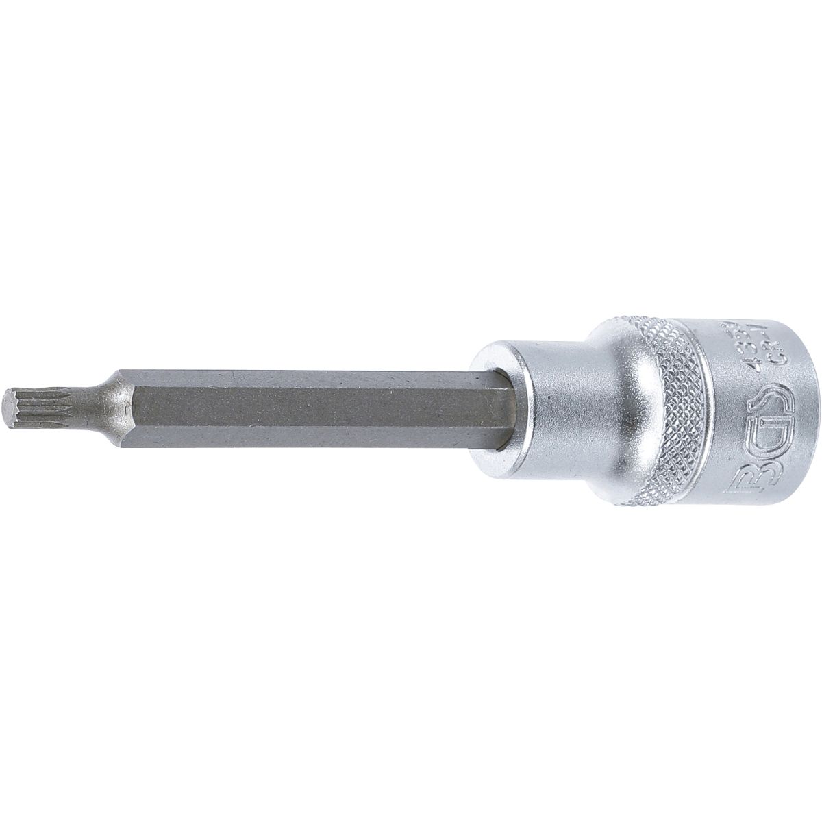 Bit Socket | length 100 mm | 12.5 mm (1/2") Drive | Spline (for XZN) | M5