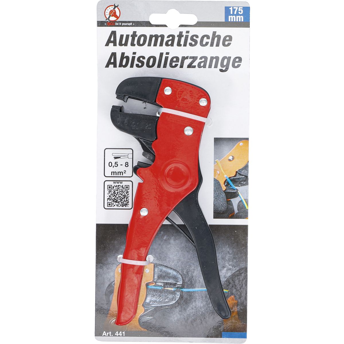 Automatische Abisolierzange | 0,5 - 8 mm² | 175 mm