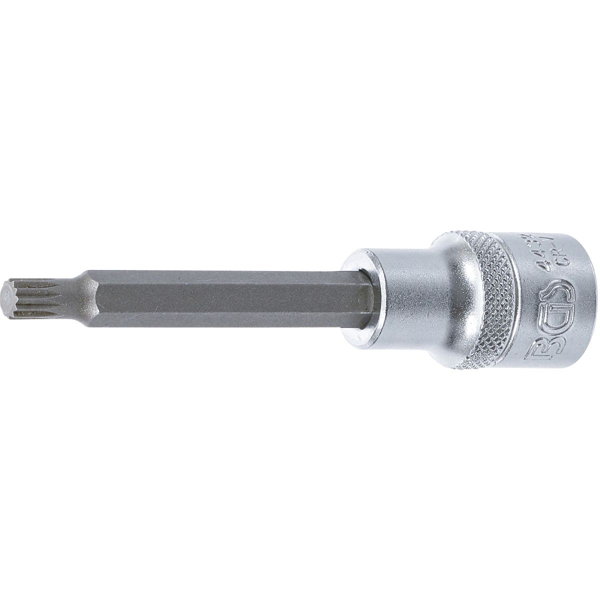 Bit Socket | length 100 mm | 12.5 mm (1/2") Drive | Spline (for XZN) | M7