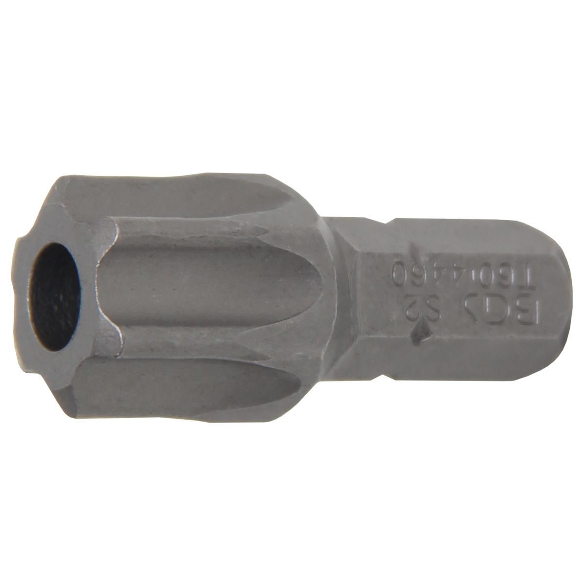 Punta | longitud 30 mm | entrada 8 mm (5/16") | perfil en T (para Torx) con perforación T60