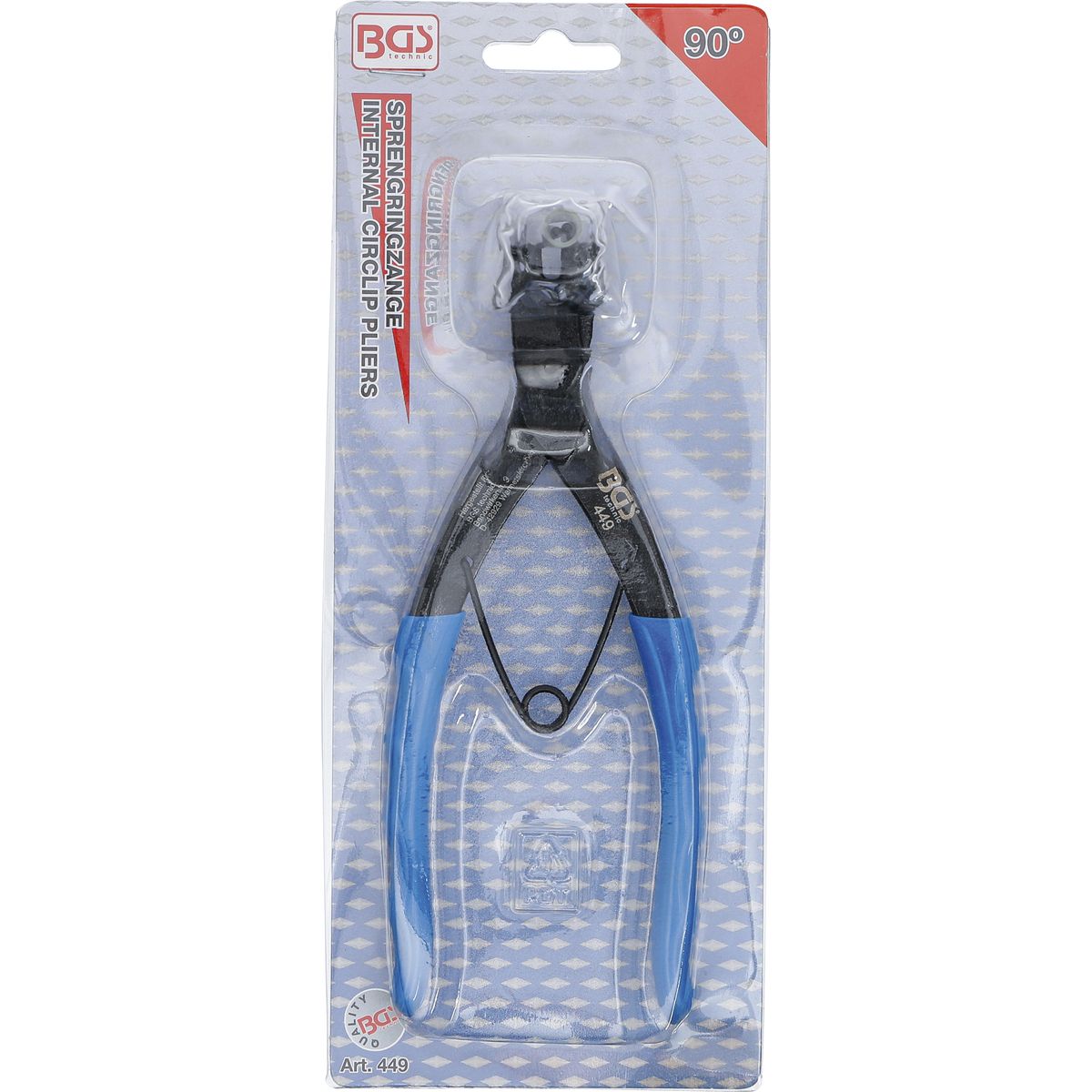 Circlip Pliers | 90° | for inside Circlips | 165 mm