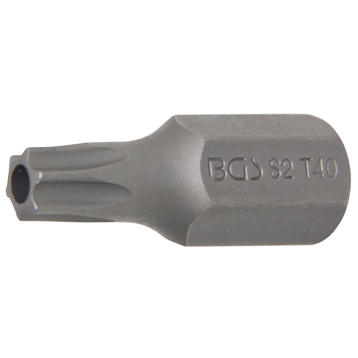 Bit | Antrieb Außensechskant 10 mm (3/8") | T-Profil (für Torx) mit Bohrung T40