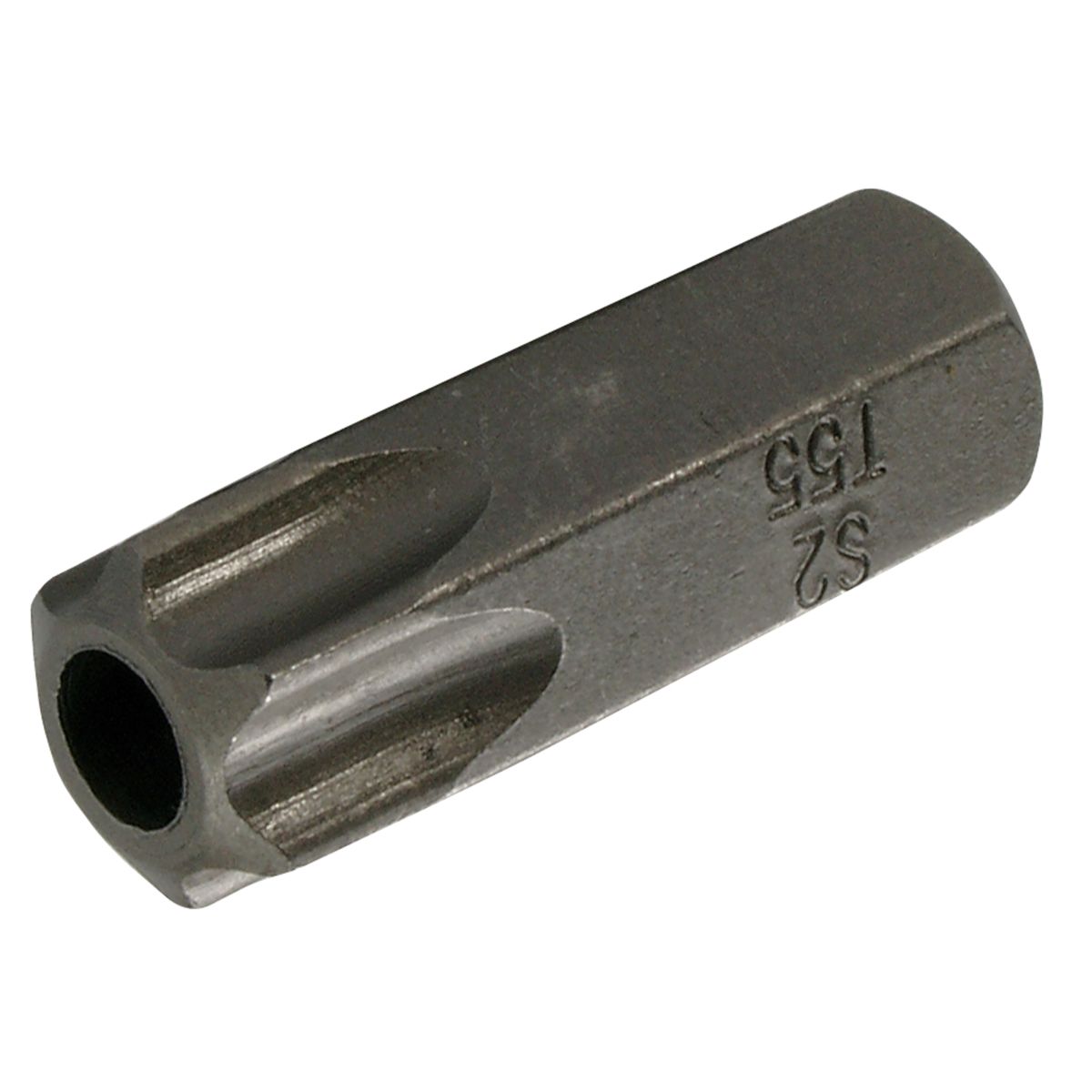 Bit | Länge 30 mm | Antrieb Außensechskant 10 mm (3/8") | T-Profil (für Torx) mit Bohrung T55